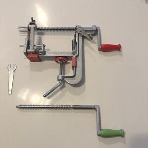 The Pampered Chef Apple Peeler Corer Slicer #2430 & Thick Slice attachment #2433
